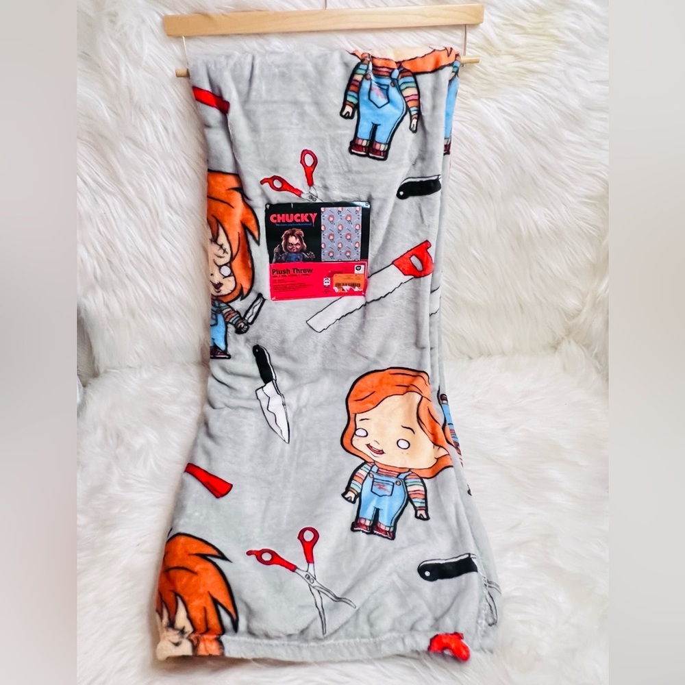 Chucky Halloween Throw Blanket